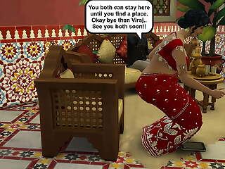 Vol 1 Ornament 6 - Desi Saree Aunty Lakshmi Take His Virginity - Wicked Whims