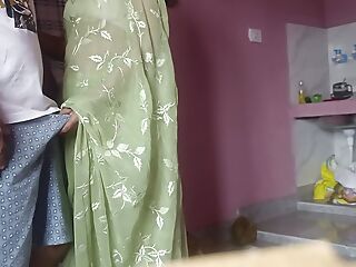 cute saree bhabhi gets naughty with her devar for rough plus hard anal sex after come across massage on her back