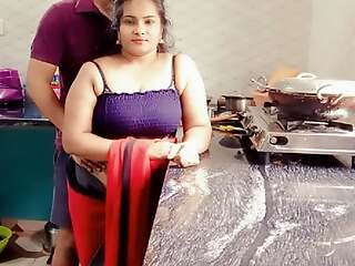 Fucking Desi Step Female parent in Kitchen while In the works