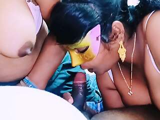 Telugu threesom step family fit together husbend and bhabi crezy fucking telugu dirty talks.