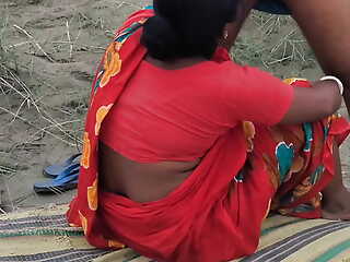 Dinajpuri best Desi Bengali Boudi in White-hot Saree Fucked at one's disposal Outdoor Fucked My Bengali Boudi Very hot - Most Perfect Bengali Boudi