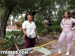 REALITY KINGS - Curvy Brunette Tommy King Squirts As A Her Neighbor Drills Her Tight Eager Ass